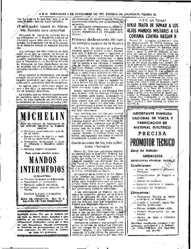 ABC SEVILLA 01-11-1972 página 14