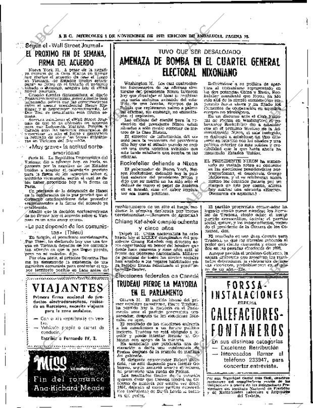 ABC SEVILLA 01-11-1972 página 16