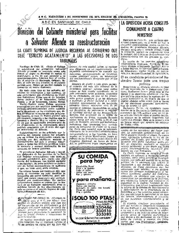 ABC SEVILLA 01-11-1972 página 17