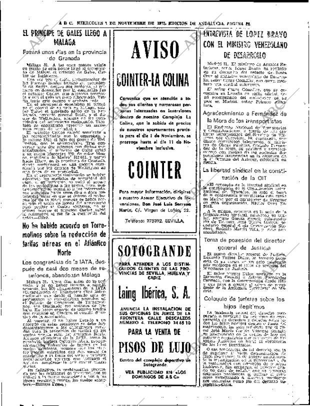ABC SEVILLA 01-11-1972 página 20