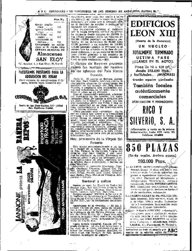 ABC SEVILLA 01-11-1972 página 26