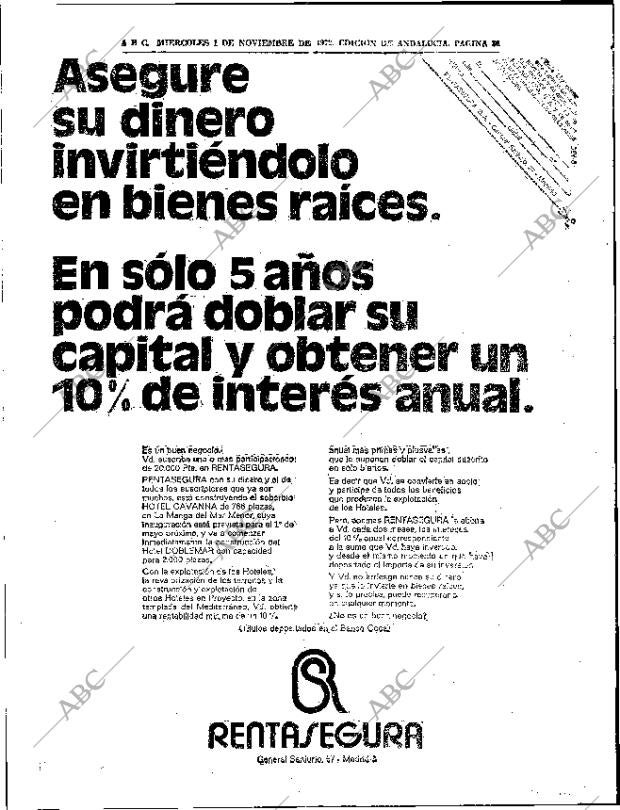 ABC SEVILLA 01-11-1972 página 28