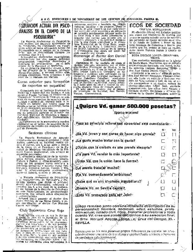ABC SEVILLA 01-11-1972 página 39