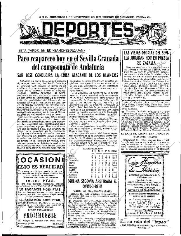 ABC SEVILLA 01-11-1972 página 41