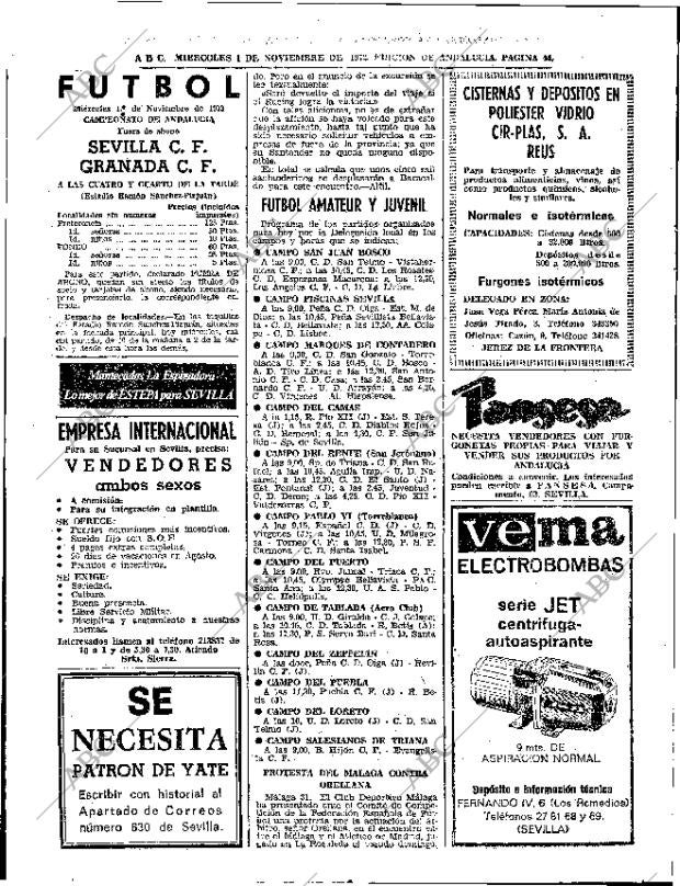 ABC SEVILLA 01-11-1972 página 42