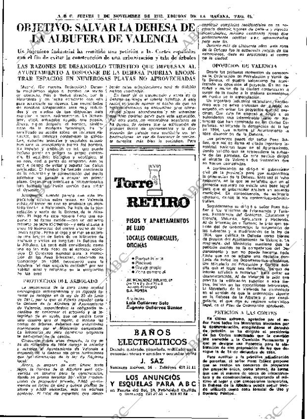 ABC MADRID 02-11-1972 página 45