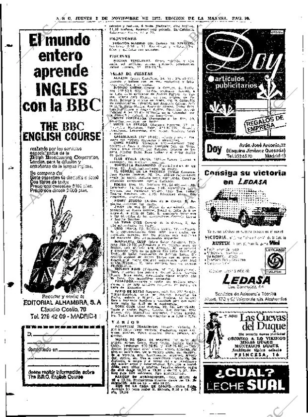 ABC MADRID 02-11-1972 página 90