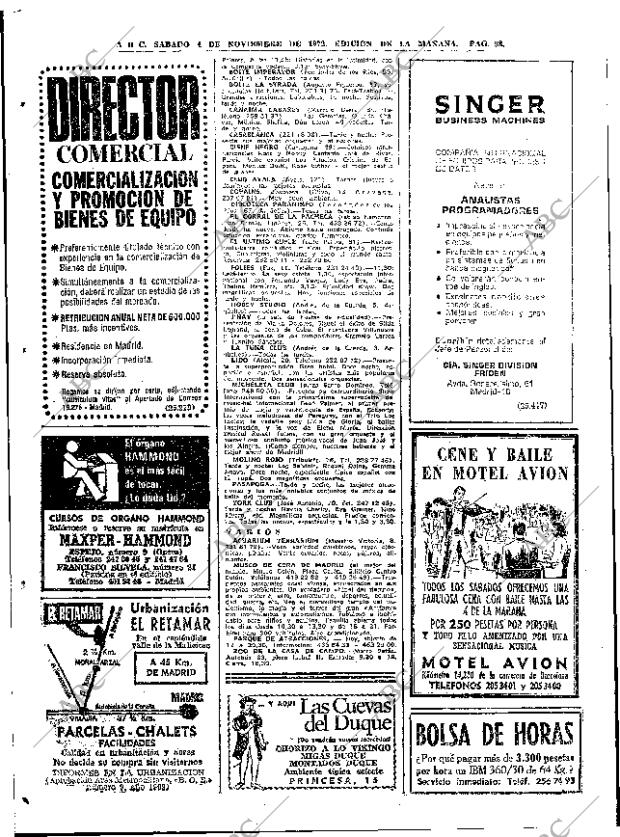 ABC MADRID 04-11-1972 página 96