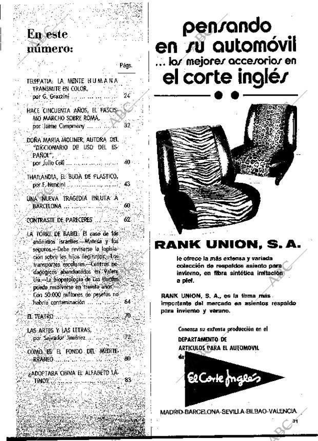 BLANCO Y NEGRO MADRID 04-11-1972 página 31