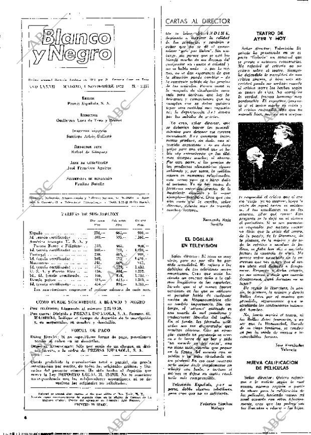 BLANCO Y NEGRO MADRID 04-11-1972 página 4