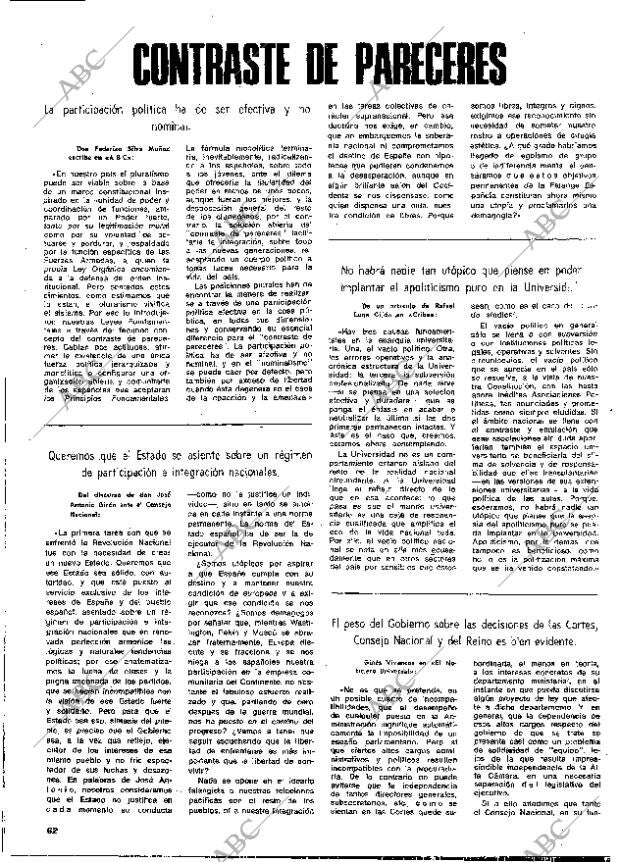 BLANCO Y NEGRO MADRID 04-11-1972 página 62