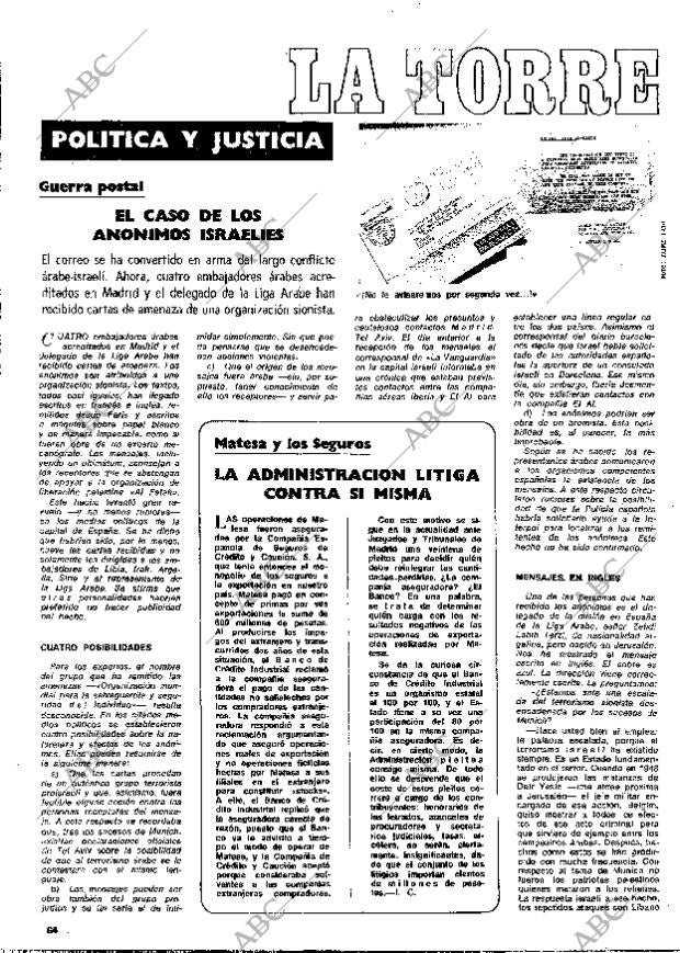BLANCO Y NEGRO MADRID 04-11-1972 página 64
