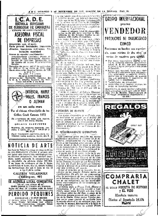 ABC MADRID 05-11-1972 página 20