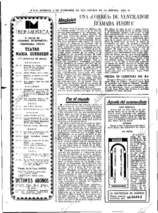 ABC MADRID 05-11-1972 página 74