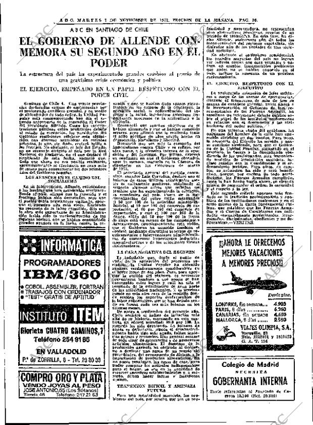 ABC MADRID 07-11-1972 página 36