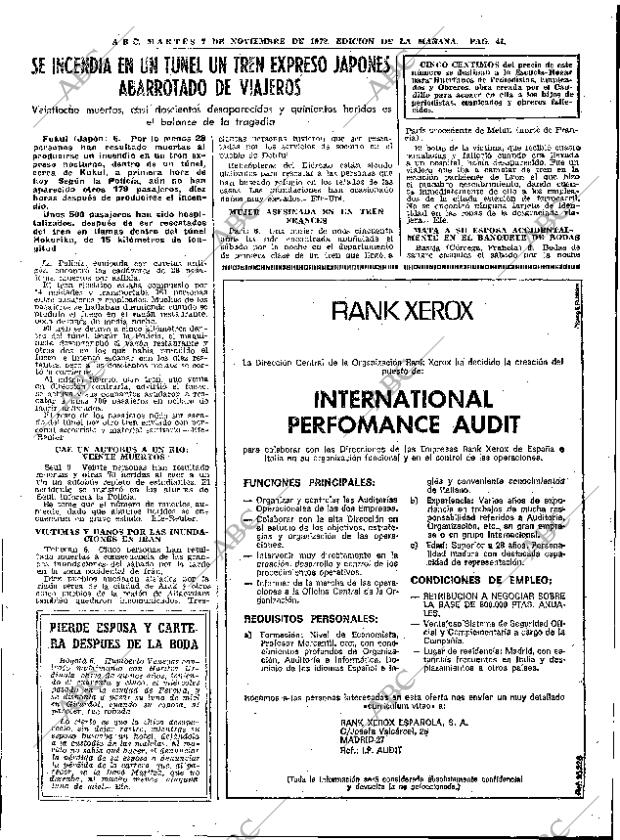 ABC MADRID 07-11-1972 página 41