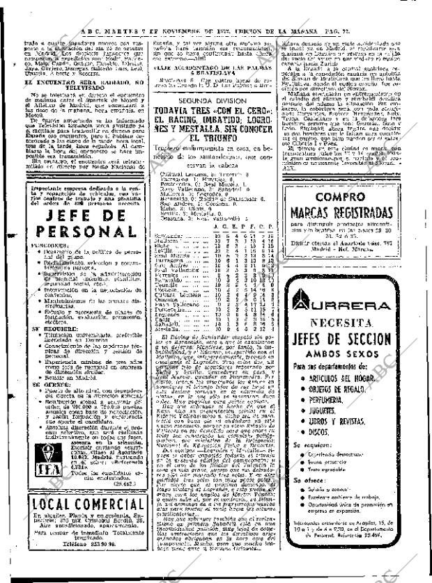 ABC MADRID 07-11-1972 página 72