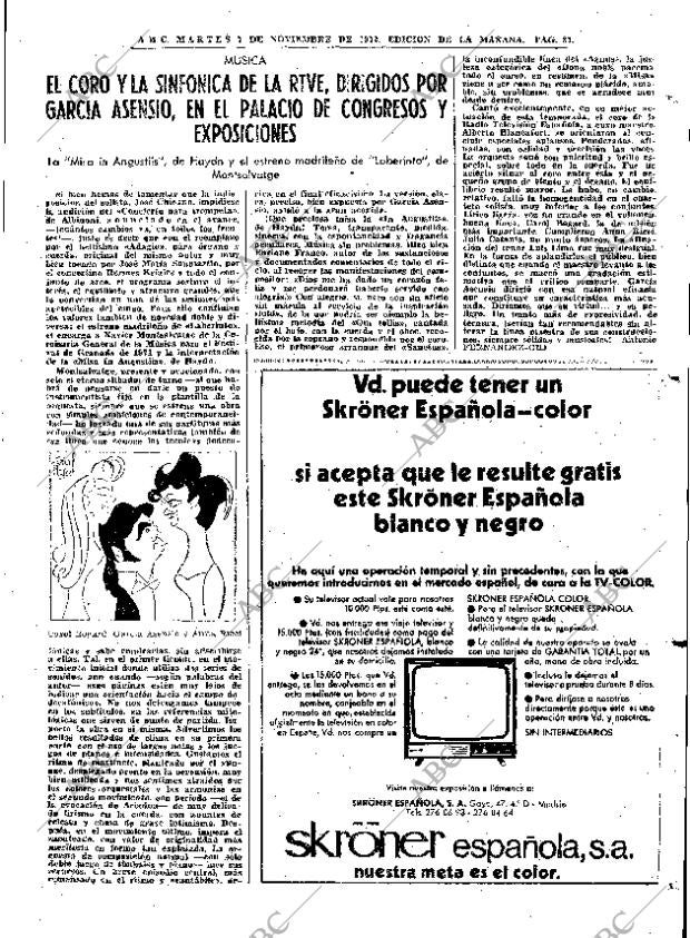 ABC MADRID 07-11-1972 página 81