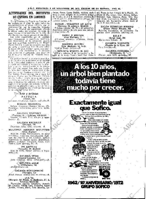 ABC MADRID 08-11-1972 página 67