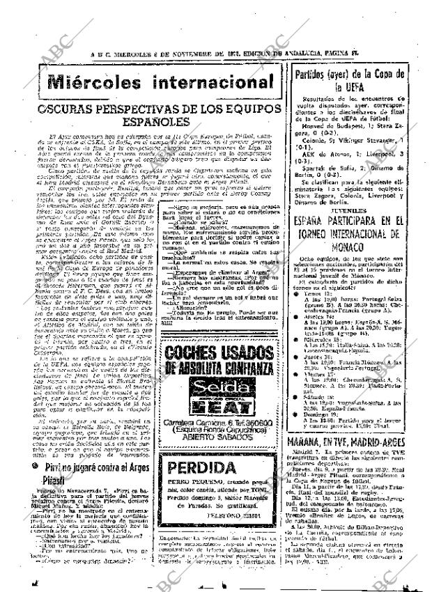 ABC SEVILLA 08-11-1972 página 47