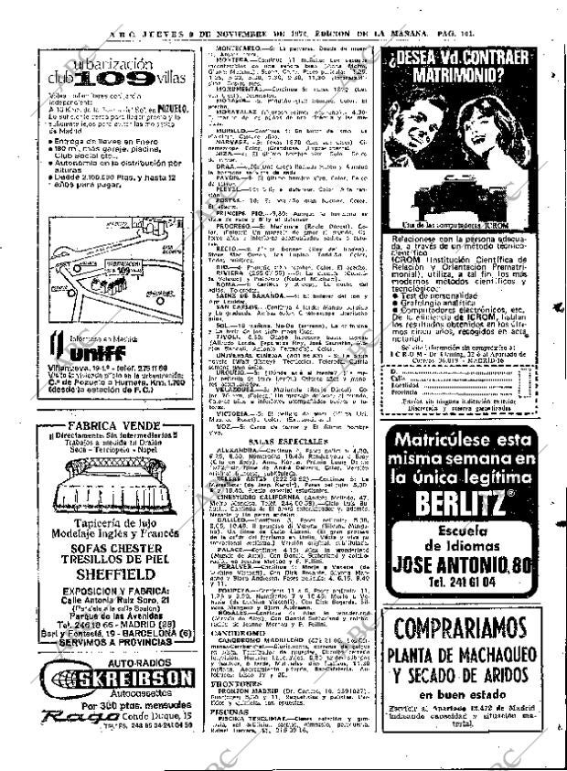 ABC MADRID 09-11-1972 página 101