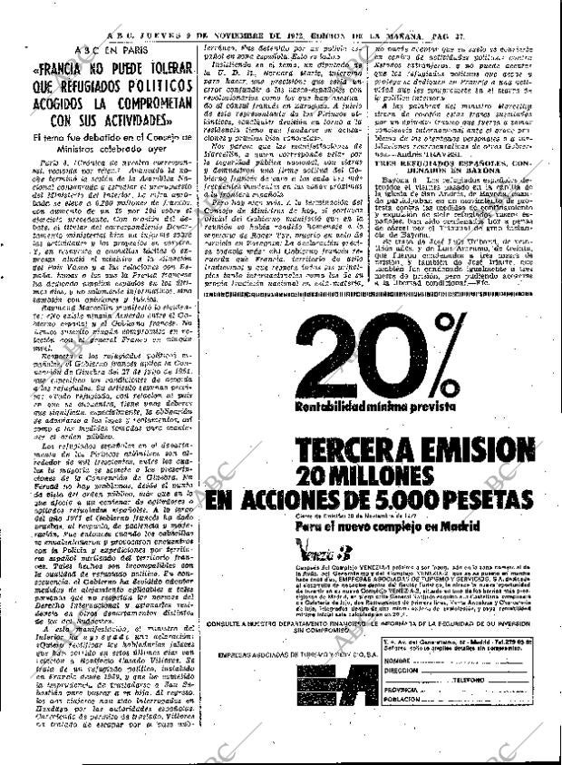 ABC MADRID 09-11-1972 página 37