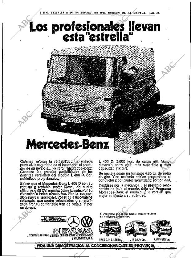 ABC MADRID 09-11-1972 página 46