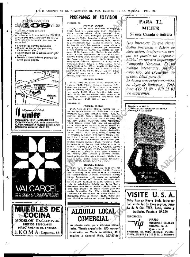 ABC MADRID 10-11-1972 página 102