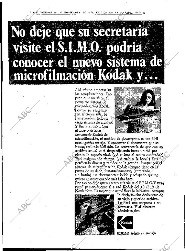 ABC MADRID 10-11-1972 página 68
