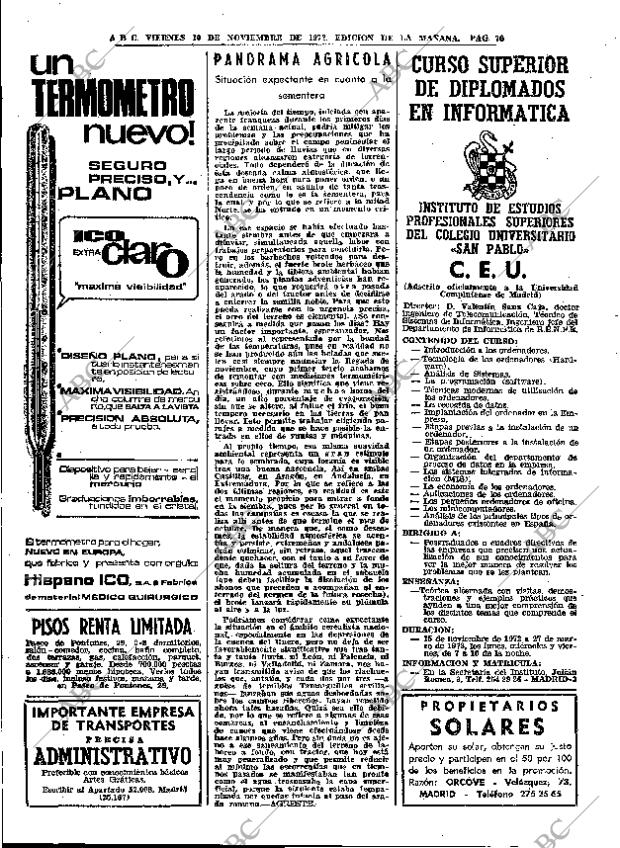 ABC MADRID 10-11-1972 página 74