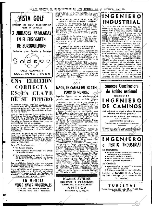 ABC MADRID 10-11-1972 página 86