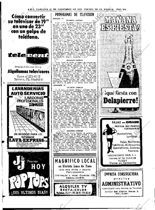 ABC MADRID 11-11-1972 página 104