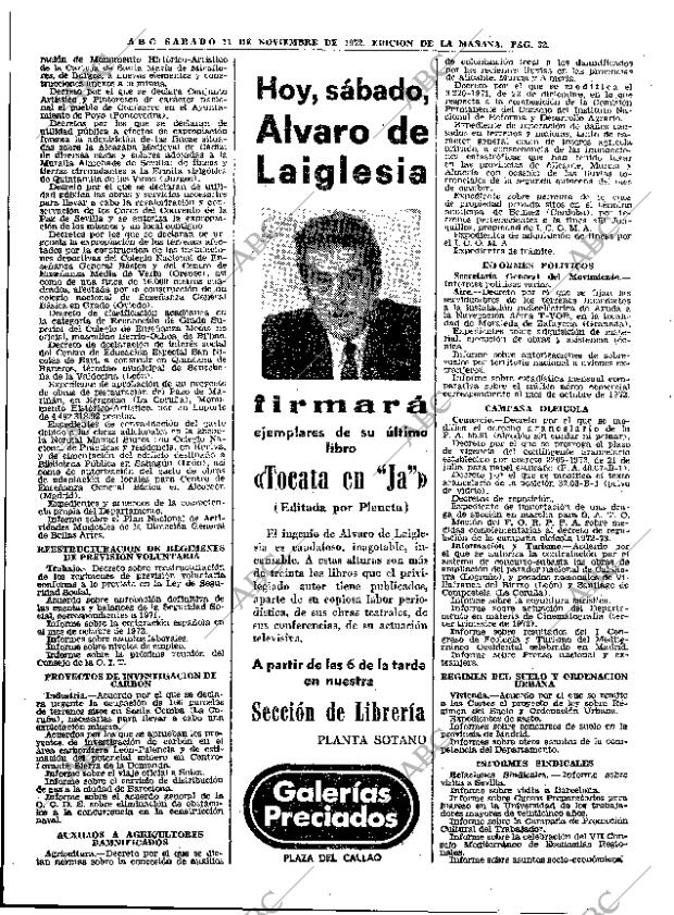 ABC MADRID 11-11-1972 página 32