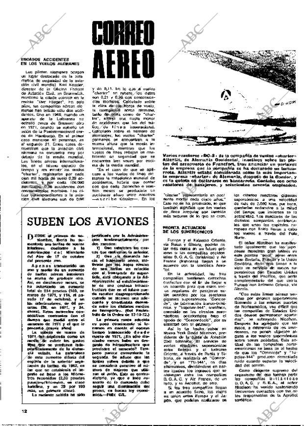 BLANCO Y NEGRO MADRID 11-11-1972 página 12