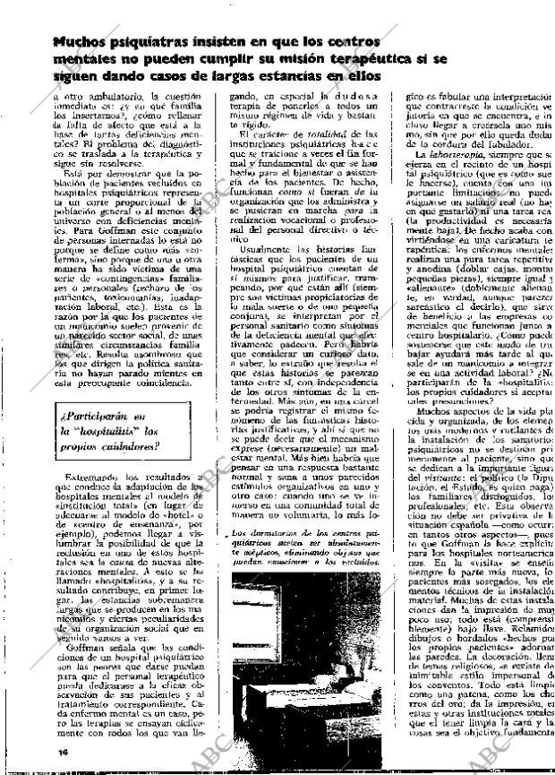 BLANCO Y NEGRO MADRID 11-11-1972 página 16