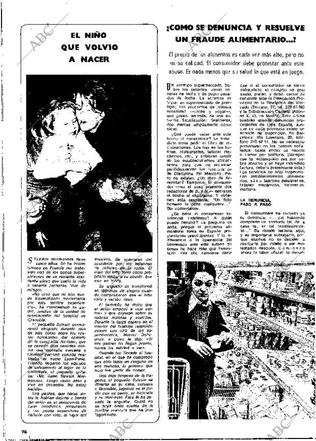 BLANCO Y NEGRO MADRID 11-11-1972 página 76