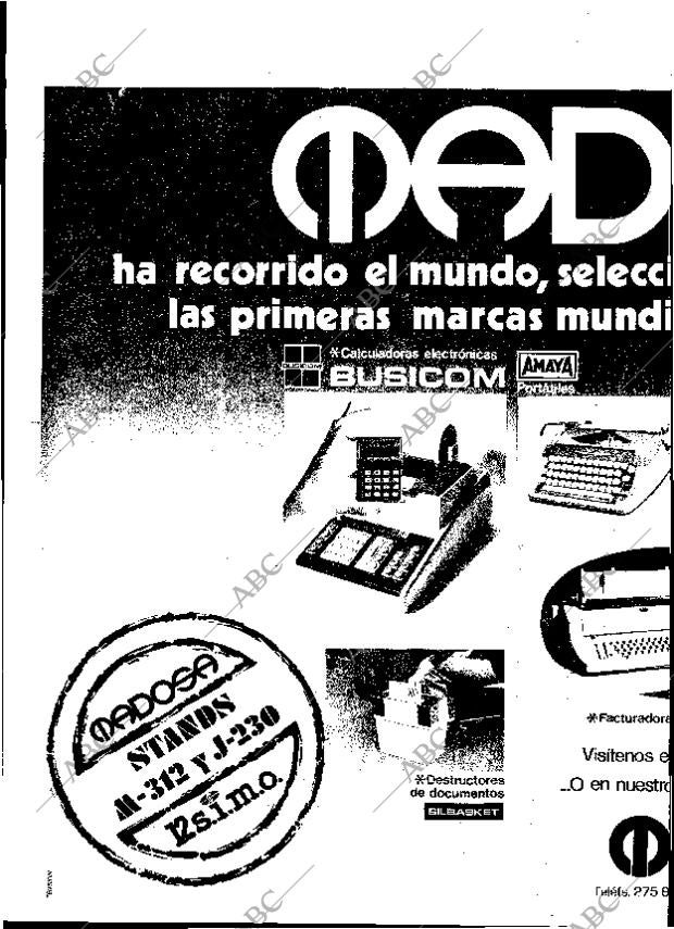 ABC MADRID 12-11-1972 página 150