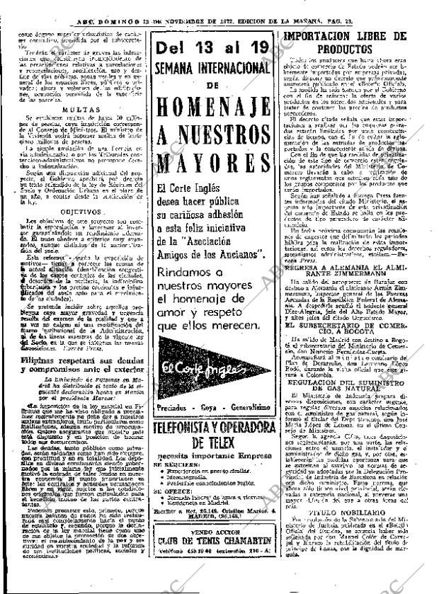 ABC MADRID 12-11-1972 página 26