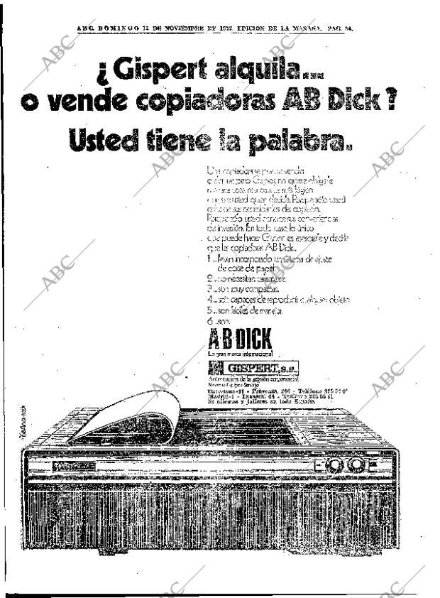 ABC MADRID 12-11-1972 página 52