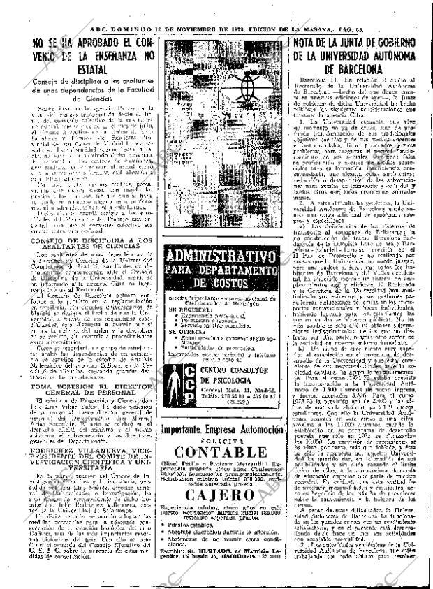 ABC MADRID 12-11-1972 página 53