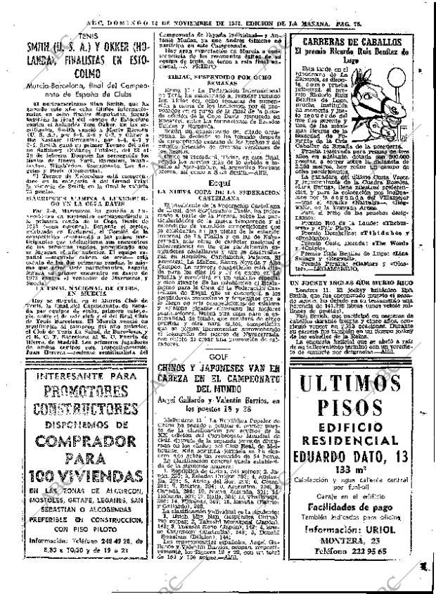 ABC MADRID 12-11-1972 página 73