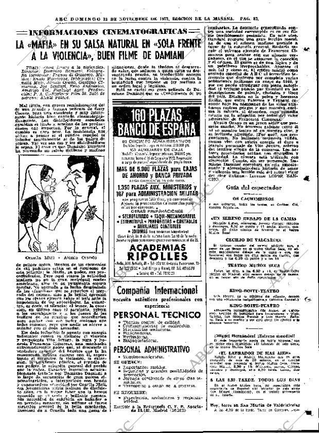 ABC MADRID 12-11-1972 página 81