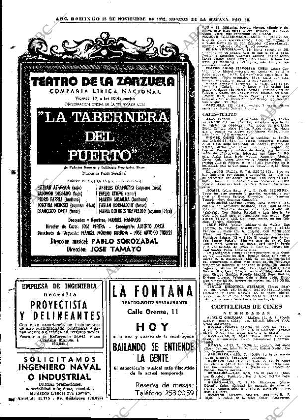 ABC MADRID 12-11-1972 página 84
