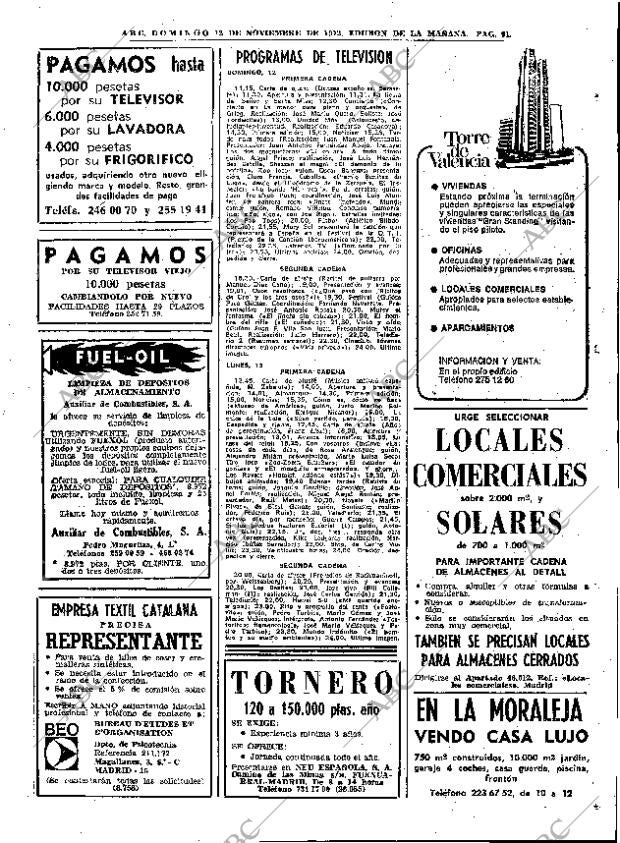 ABC MADRID 12-11-1972 página 89