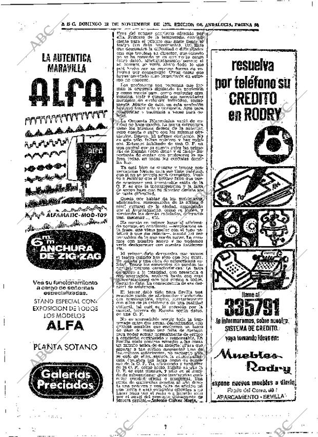 ABC SEVILLA 12-11-1972 página 50