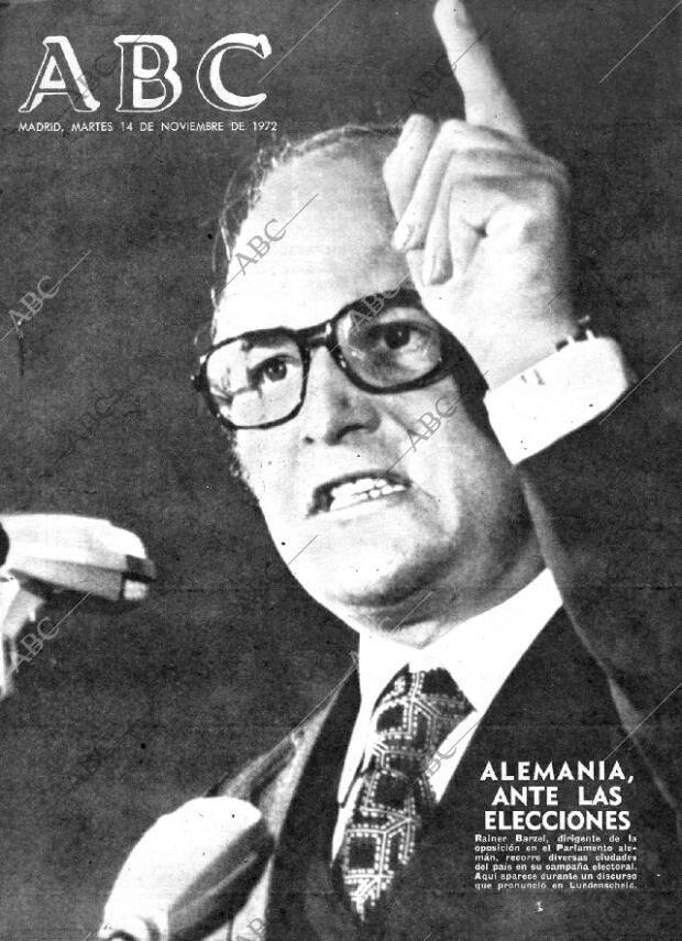 ABC MADRID 14-11-1972 página 1