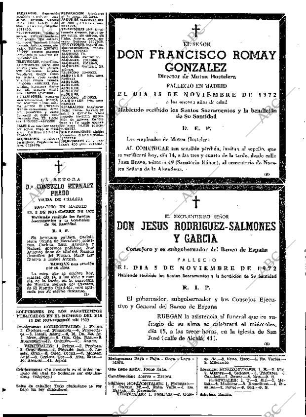 ABC MADRID 14-11-1972 página 118