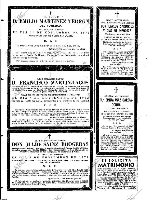 ABC MADRID 14-11-1972 página 120