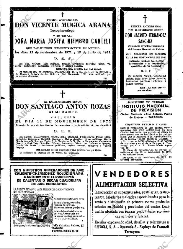 ABC MADRID 14-11-1972 página 122