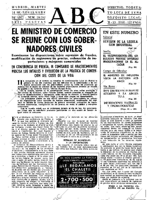 ABC MADRID 14-11-1972 página 29